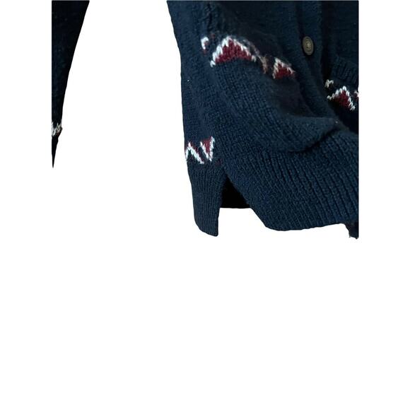 Abercrombie Kids Button Down navy blue Cardigan Sweater knit sz 9/10 - Picture 3 of 9